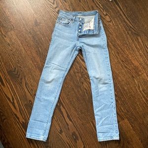 LEVI’S 501 STRAIGHT JEANS